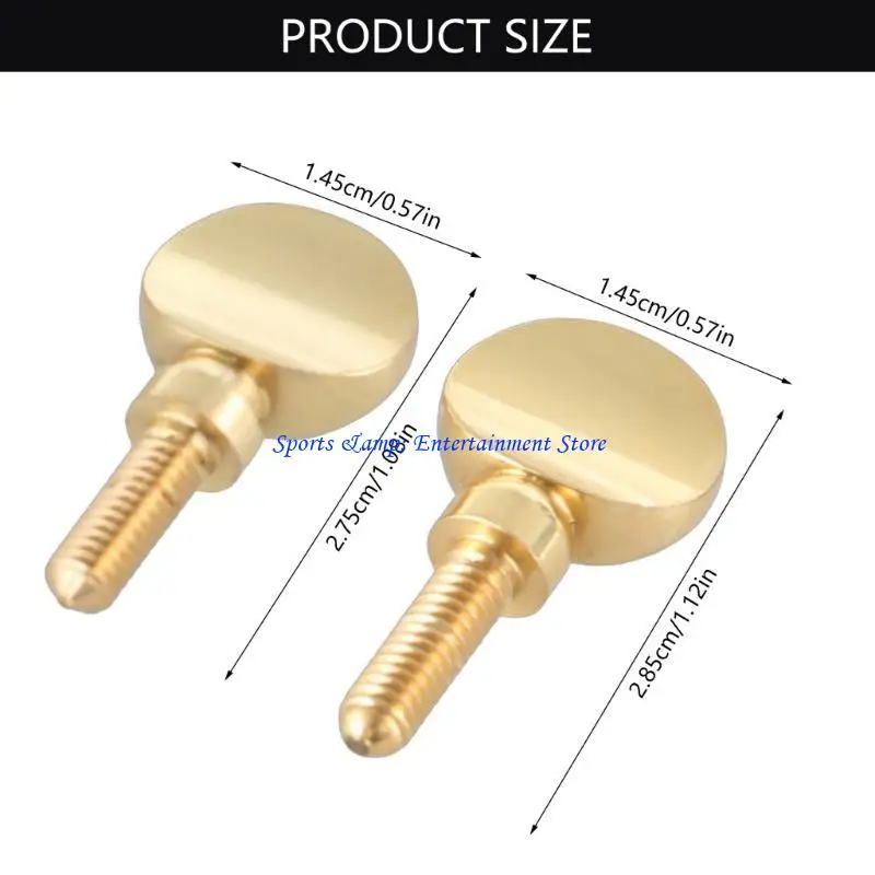 G7NF 2Pcs Saxophone Neck Screws Tightening Attach Screw Woodwind Instrument Accessory