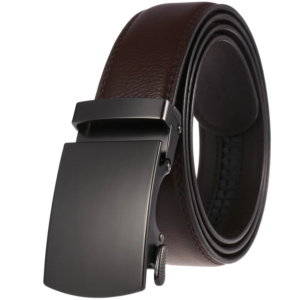 Männer Gürtel Echtes Leder Strap Männlich Bund Automatische Schnalle Business Gürtel für Männer Hohe Qualität Gürtel Gürtel Für Jeans – Detail 9
