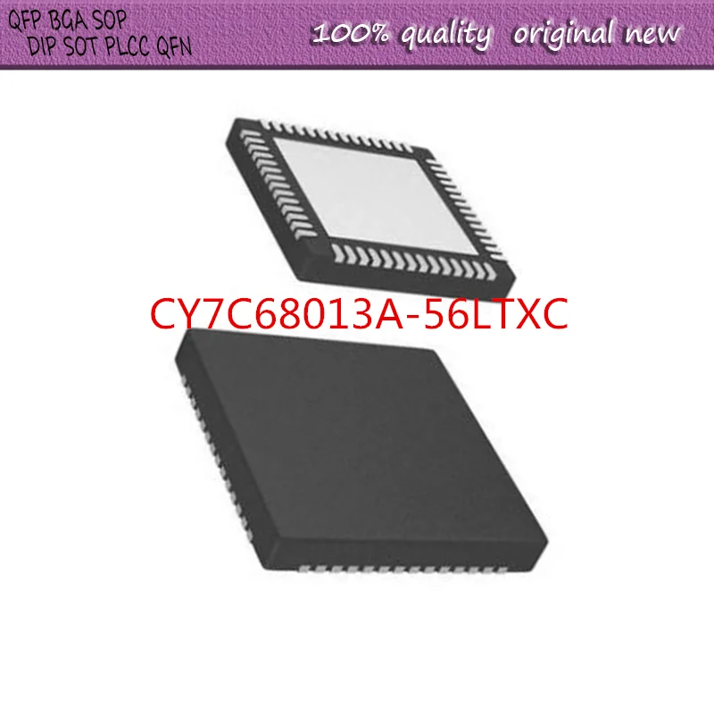 NEW    2PCS/LOT  CY7C68013A-56LTXC  CY7C68013 CY7C68013A CY7C68013A-56 QFN-56