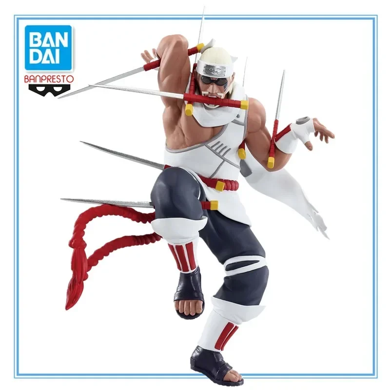 В наличии Оригинальная фигурка BANDAI Banpresto NARUTO Killer Bee VIBRATION STARS Naruto Shippuden, аниме-фигурка, модель из ПВХ, подарки