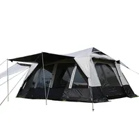 8-10 Person Big Camping Tent Waterproof 2 Bedrooms Big Size Travel Tent Outdoor Camping Tent For Family