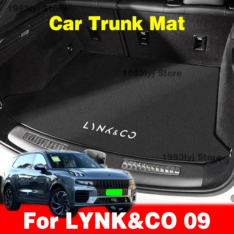 Flannel Car Mats For LYNKCO 09 Trunk Mat Mat Accessories All Weather Dustproof Protection Pad