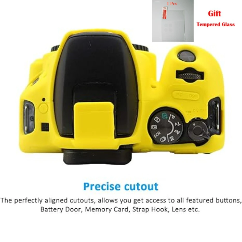 

Silicone cover Body Cover Protector，Armor Skin Case For Canon EOS 200D Mark II 250D Rebel SL2 SL3