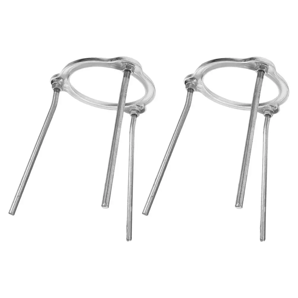 2pcs Tripod Lab Lifting Rack Aluminum Alloy Alcohol Lamp Stand Burner Stable Laboratory Chemical Experiments Setup