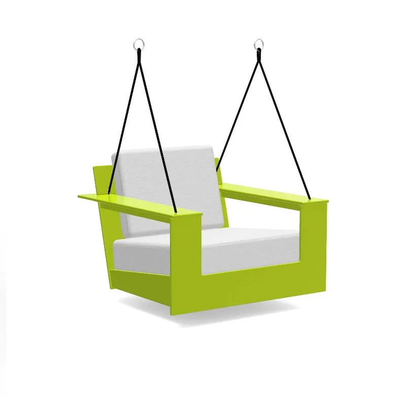 Single seat courtyard garden hanging rocking chair