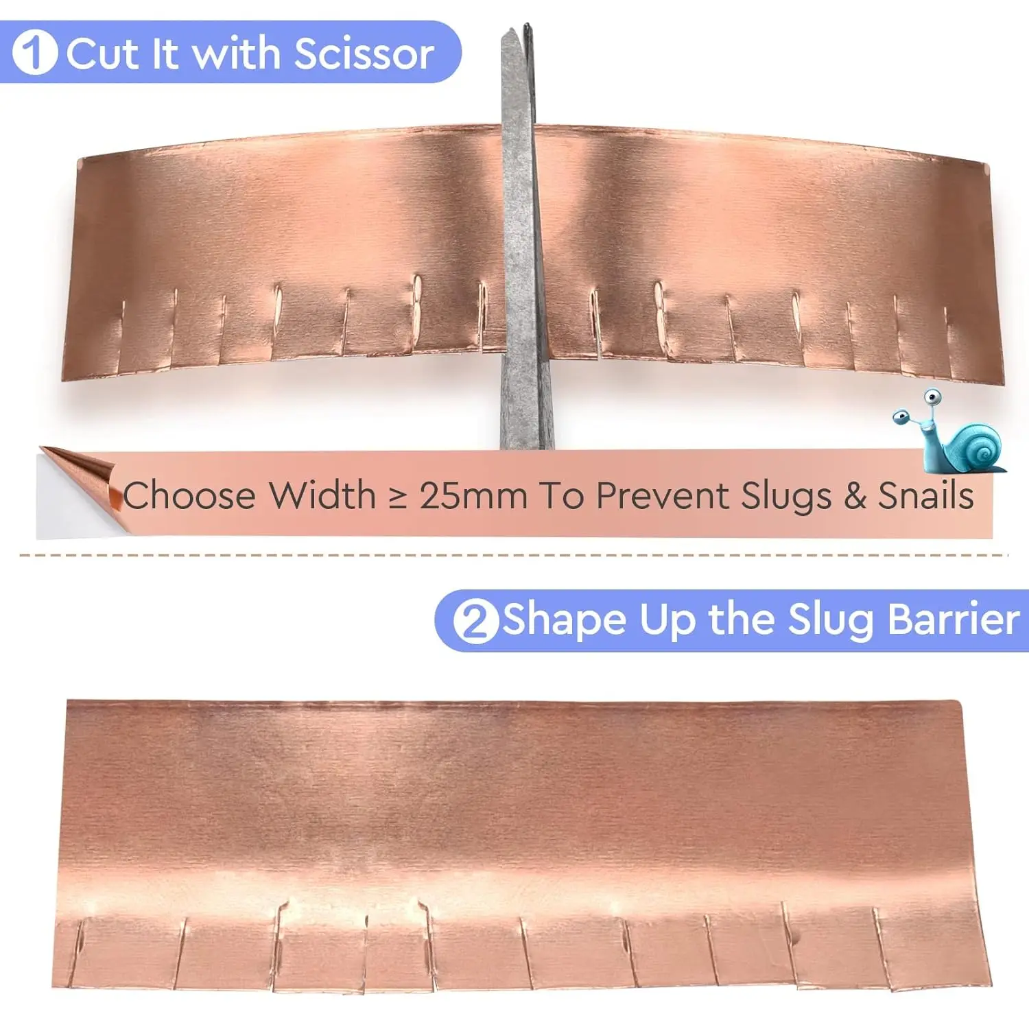 DIY 銅箔テープ EMI シールド両面導電性修理粘着テープ カタツムリ