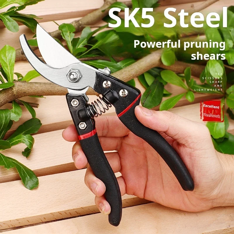 Rose vineyard pruning tools Stainless steel pruning shears