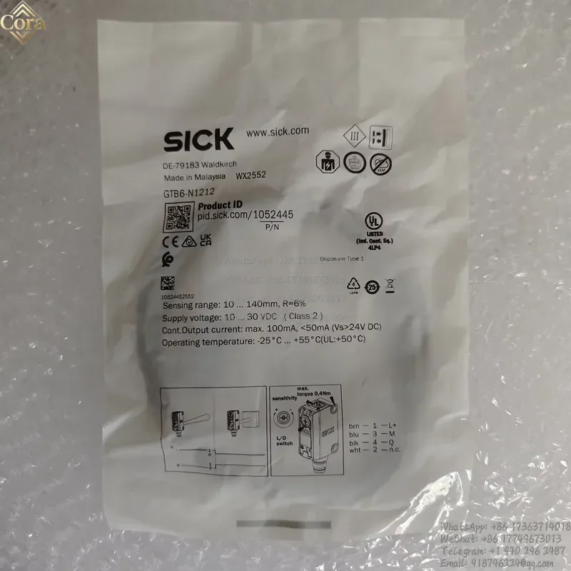 Sick Diffuse Reflection Photoelectric Sensor GTB6-N1212 Order Number 1052445 Photoelectric Switch IN Stock Sensor Brand New