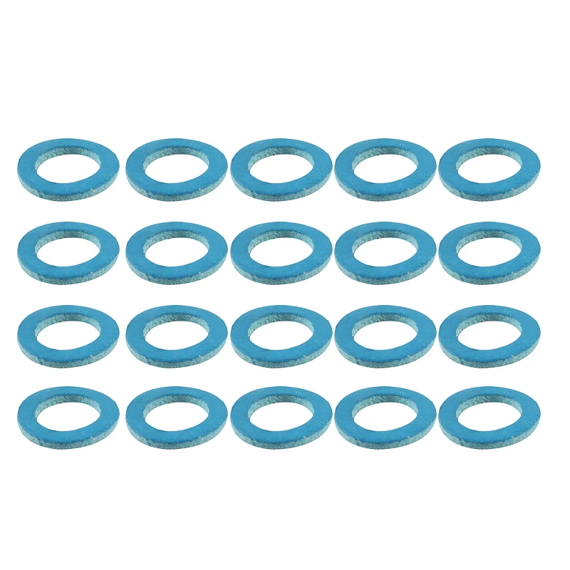 

20pcs Blue Marine Lower Drain Screw Gasket 9-60101 12-19183-3 12-19183Q02 12-19183K02 Fit for Mercury SEI GLM Sierra Mallory