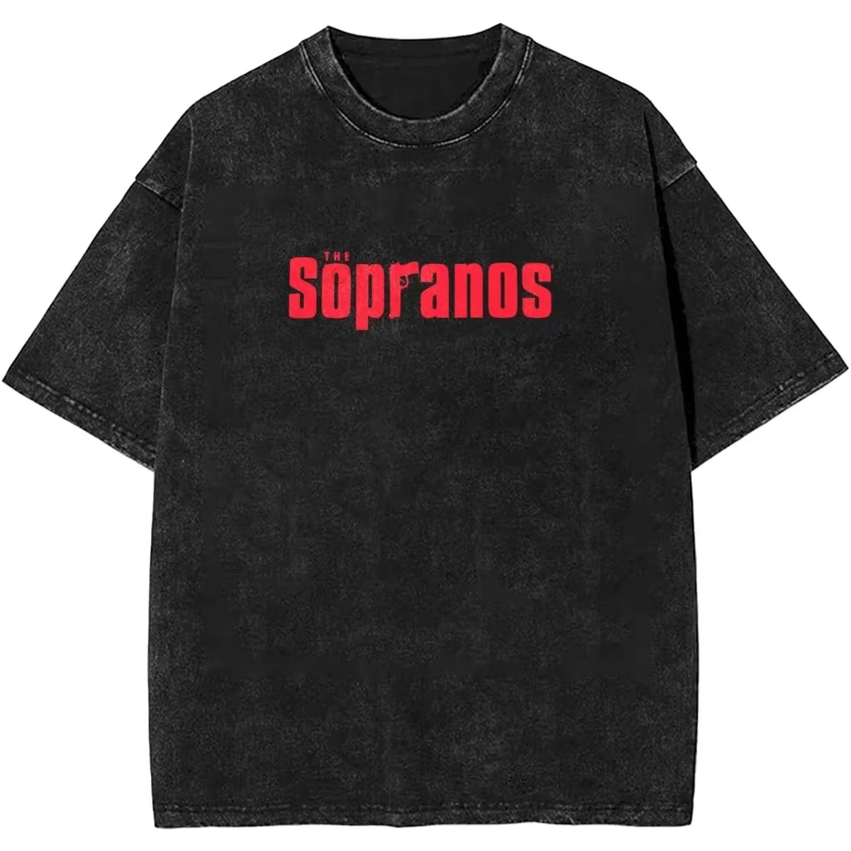 The Sopranos Tony Soprano T-shirt Vintage Washed Aesthetic Streetwear Unisex Oversized Summer Cotton Graphic Tee Clothing Top