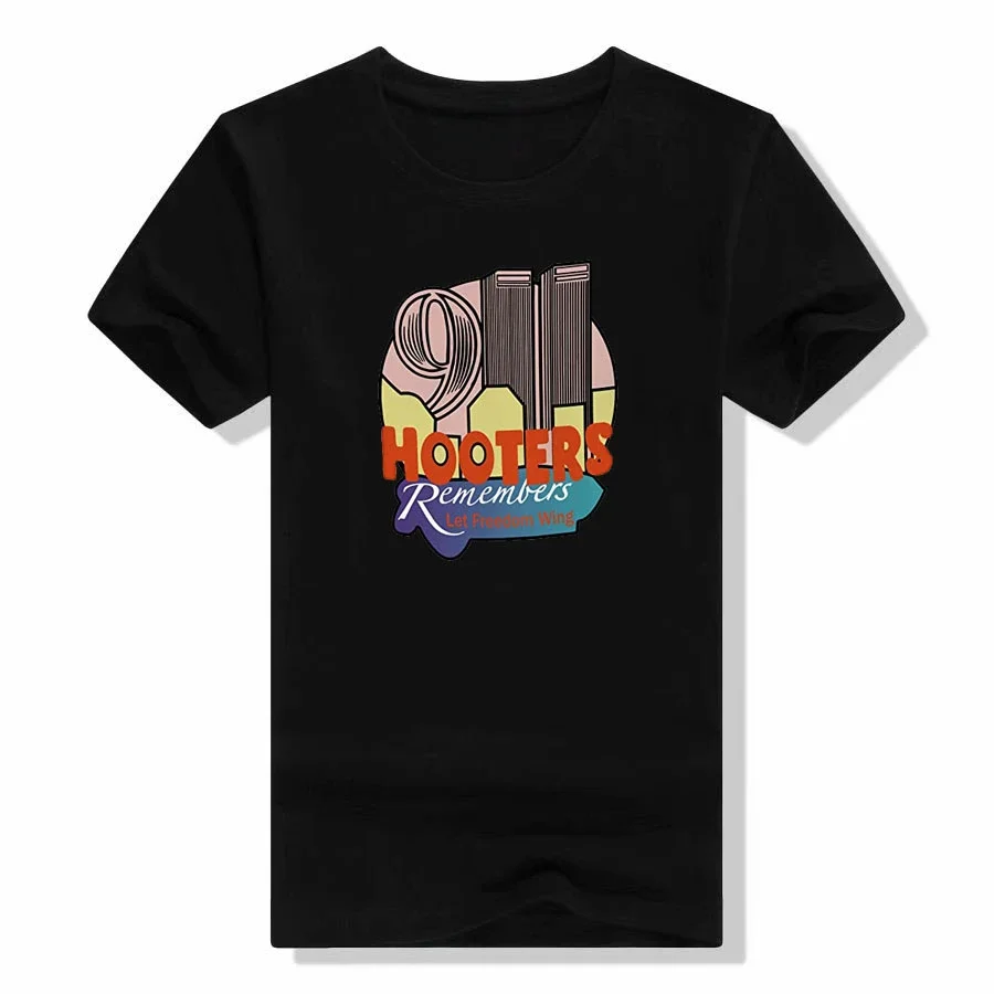 Never Forget Graphic Tee Tops Streetwear Clothes Commemorate Gift Hooters Remember Let Freedom Wing T-Shirt