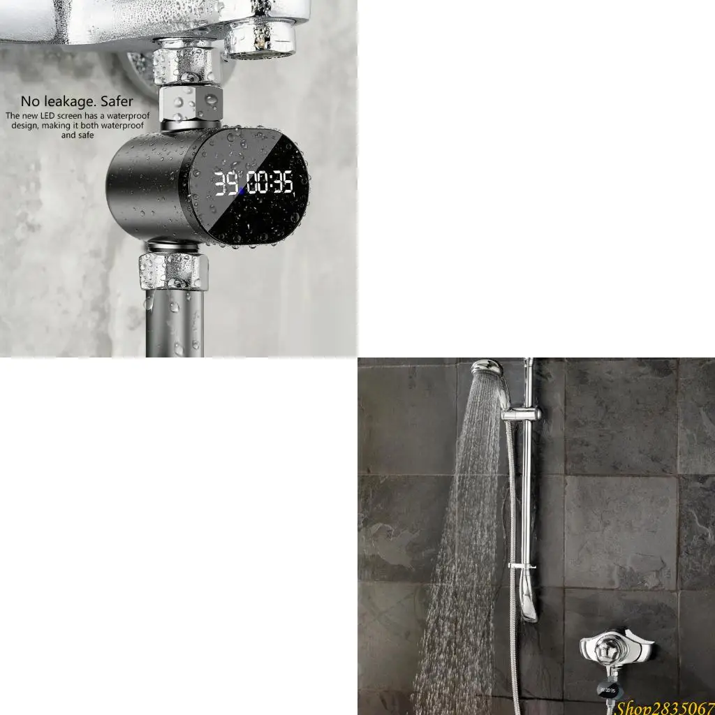 Innovative Flows Power Generation LED Faucet Temperature Monitor & Timer Offering Reliable Accuracy for Bathing Security 831F