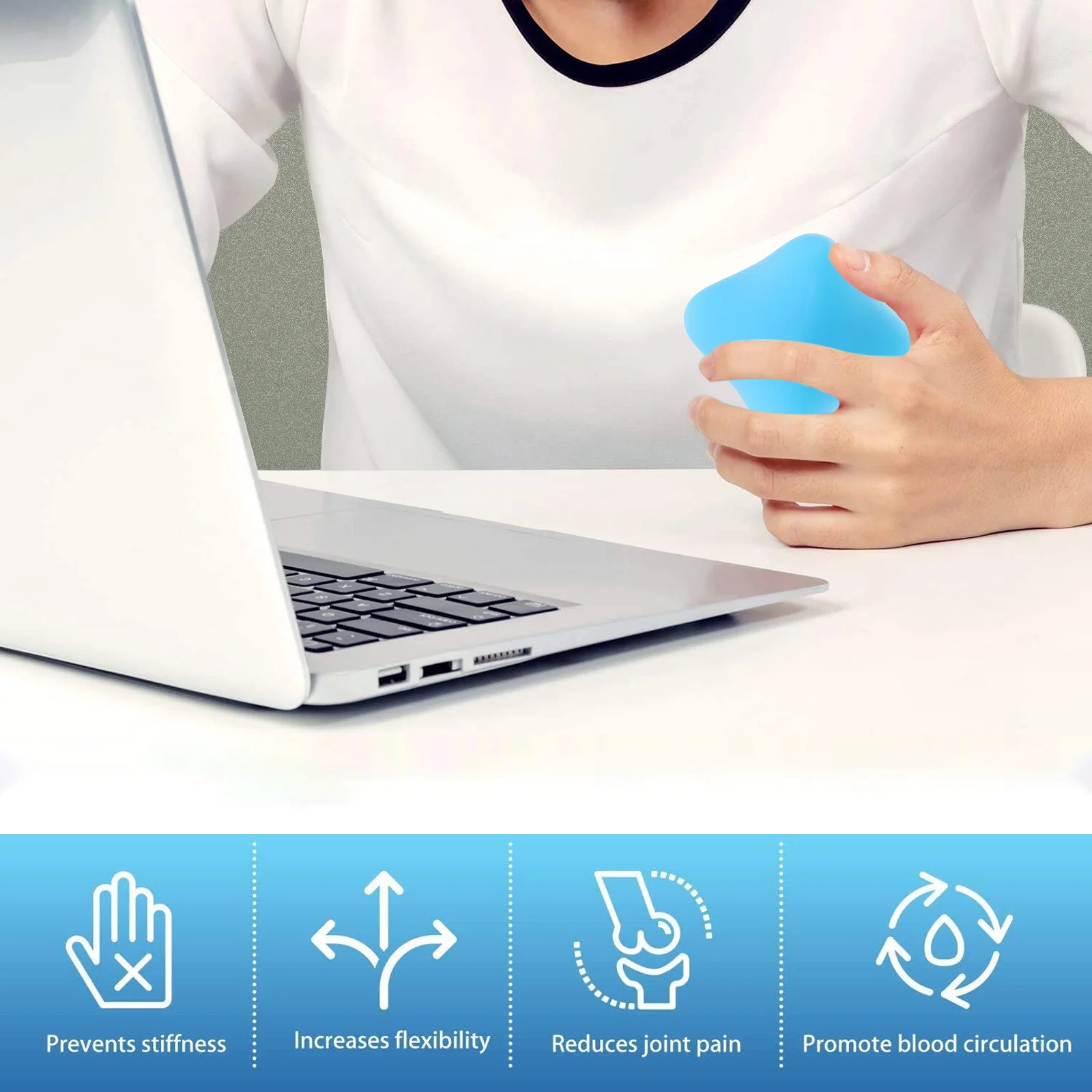 

Grip Strengthener Ball Silicone Hexagonal Finger Massager For Hand Muscle Training Therapy Fitness Exercise Hand Care Ball