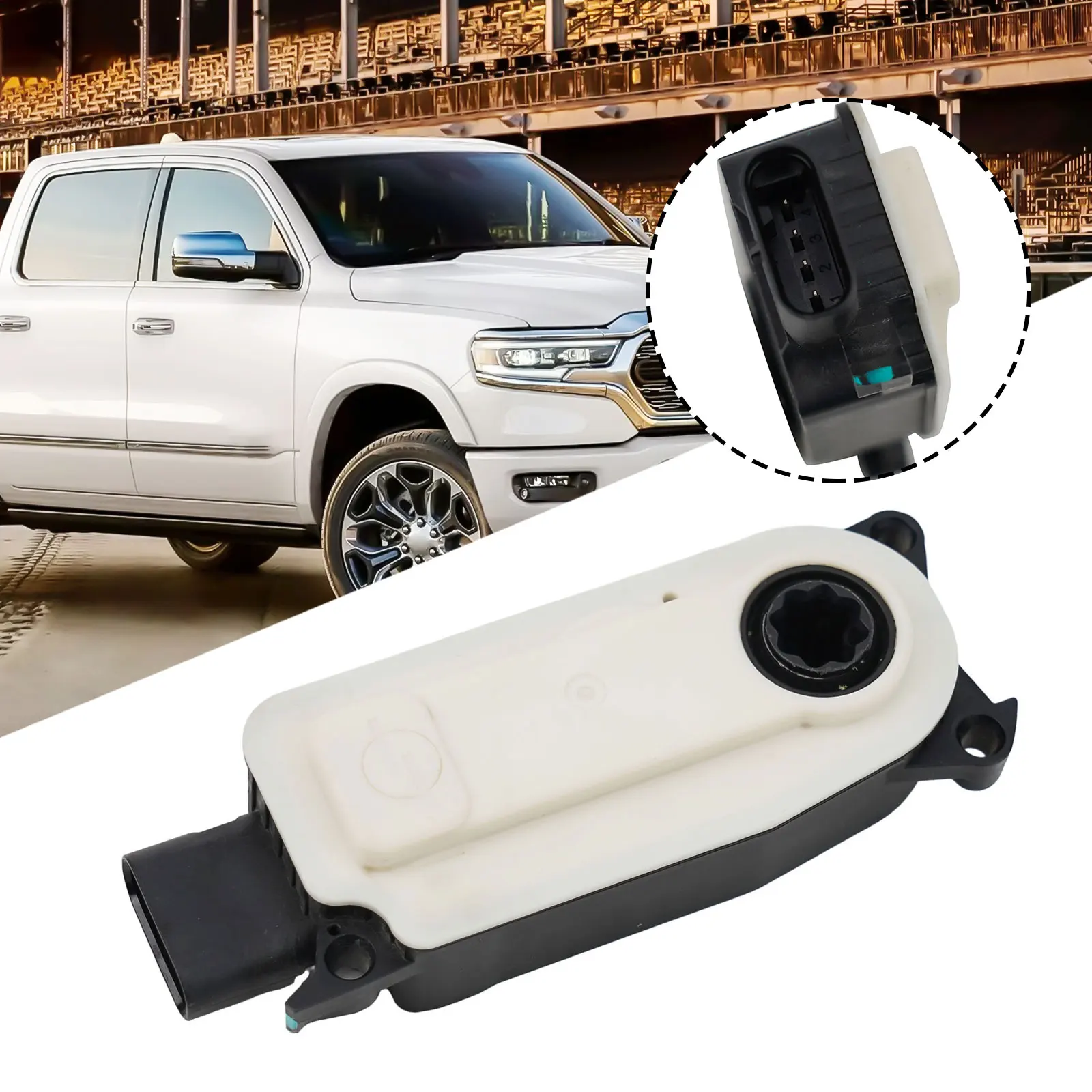 and Play Active Grille Shutter Motor For For Dodge 1500 2019 2021 Radiator Actuator Motor OEM 5877R1006 68298531
