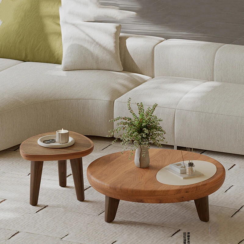 

Living Room Solid Wood Coffee Table Storage Modern Luxury Nordic Coffee Table Simple Unique Mesas De Centro Para Sala Furniture
