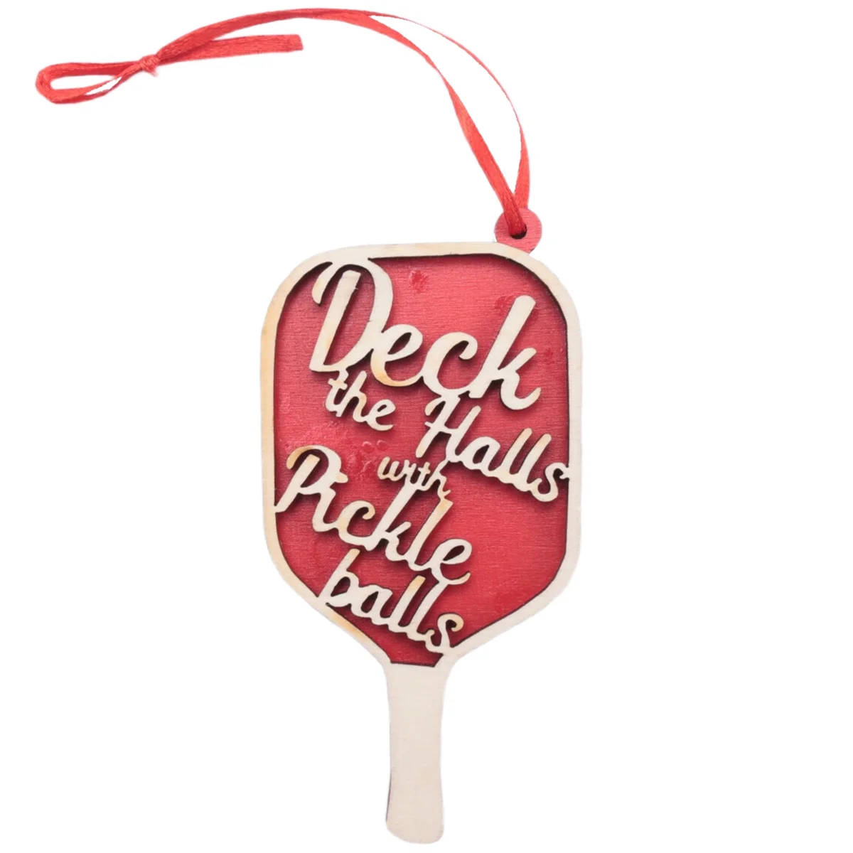 A71Z Deck mit Pickleballs-Ornament für Weihnachten, für Pickleball-Liebhaber, besonderes und Geschenk