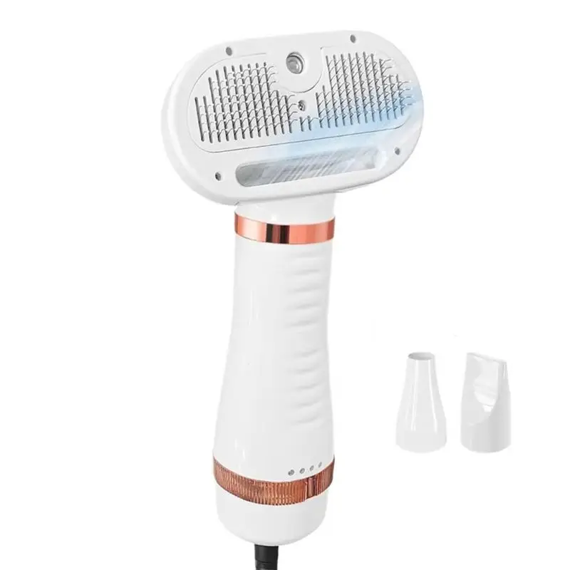 A36T-Grooming Brush Pet Hair Dryer For Cat And Dog Furry Drying Blower Portable Professional Home Salon EU Plug