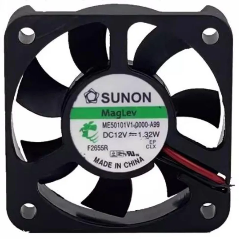 

New Cooler Fan for SUNON ME50101V1-0000-A99 DC 12V 1.32W 2 Lines Cooling Fan 50x50x10mm