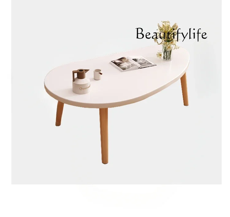 

Coffee table small apartment Nordic living room home modern simple cream style bedroom simple designer