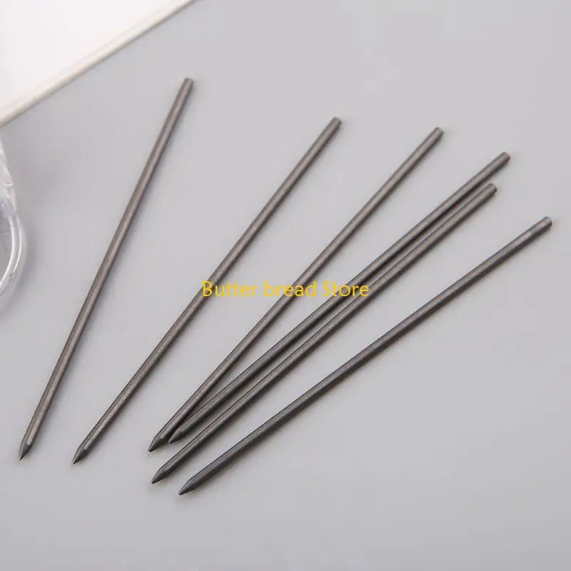 W89C 12pcs 2.0 mm bút chì cơ màu đen 2B Dẫn đầu dự thảo Vẽ Viết Craft