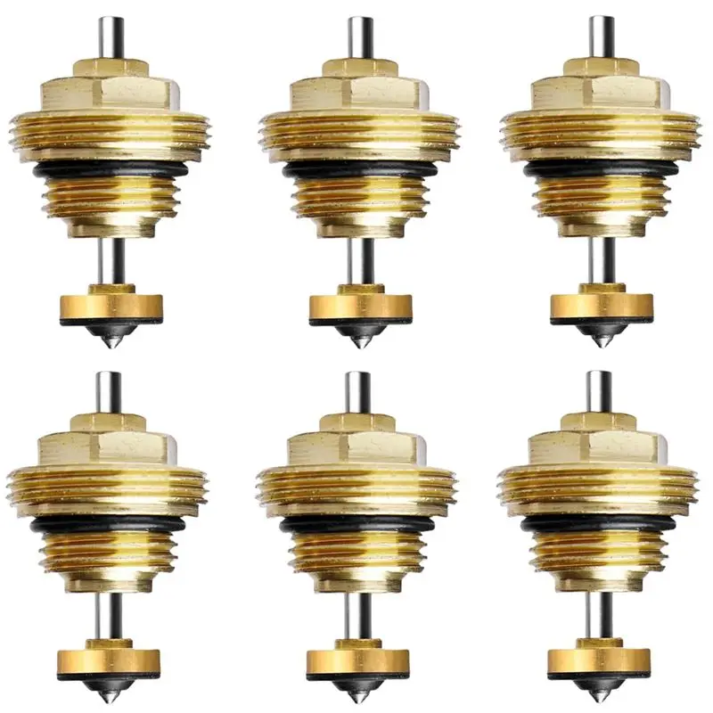

Инновационный коллектор для теплого пола, набор из 6 возвратных клапанов M30 x 1.5, сердцевина возвратного клапана, термостатический клапан