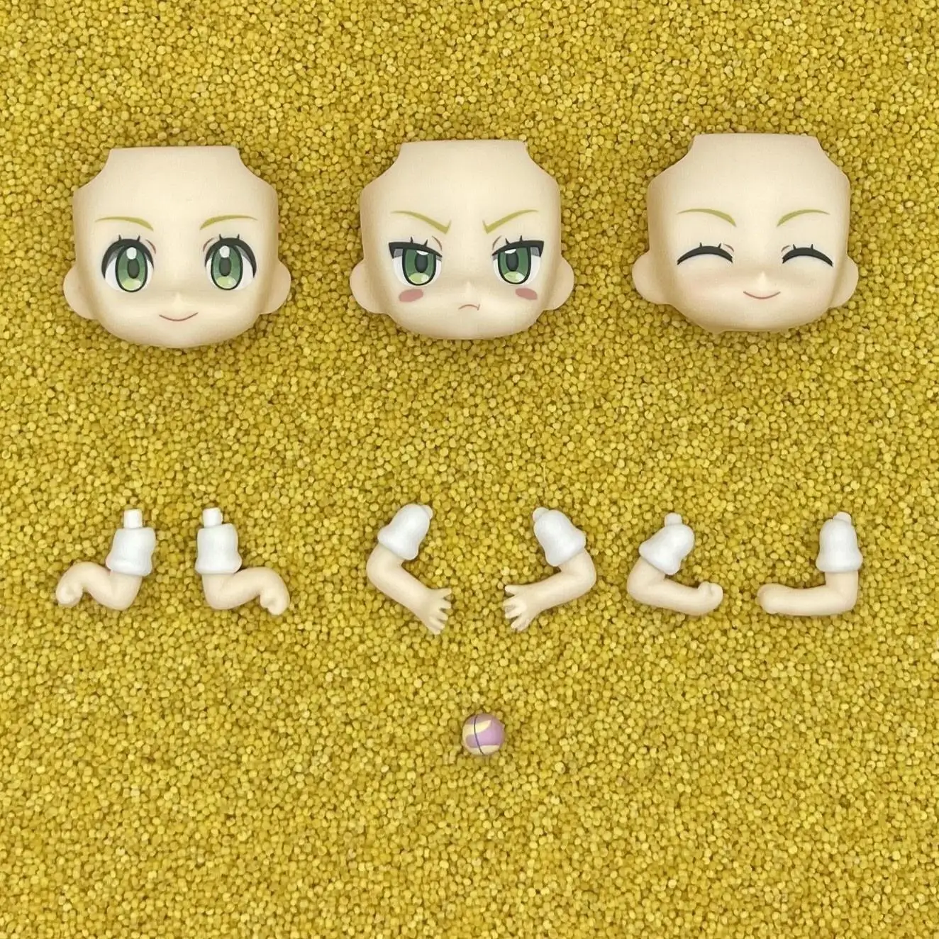 Tutiankepeila GSC Clay Man Face lalka twarz włosy akcesoria dla lalek