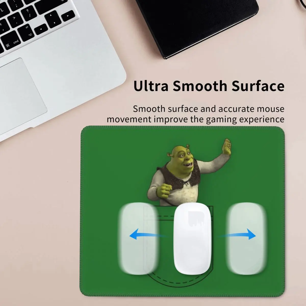 

Waving Pocket Shrek Mouse Pad Computer Keyboard Mouse Mat Gamer PC Desk Mat Office Accessories Table Mats