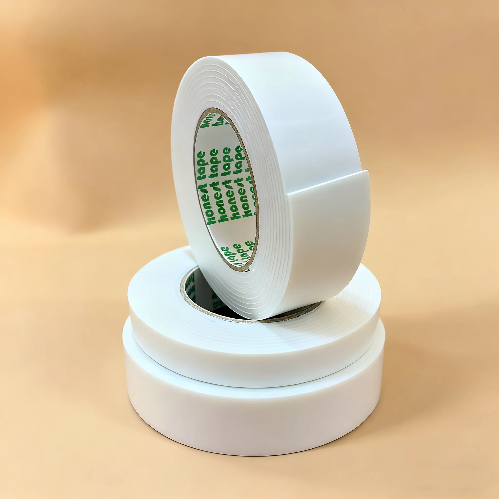 5Rolls 12/15/18/24/36mm High-Viscosity Sponge Double-Sided  Foam Tape, Strong Adhesion, Non-Sticky Residue