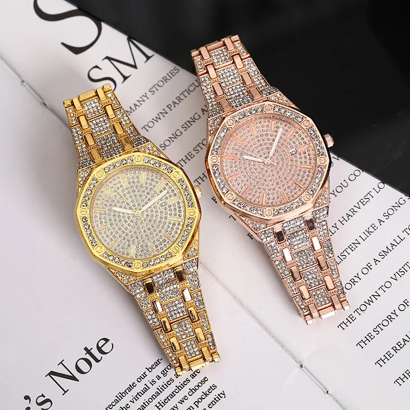 Luxury High Quality Luxury Fashion High-end Mantianxing Diamond Men Quartz Watch Boy Business Clock for Get-together Business