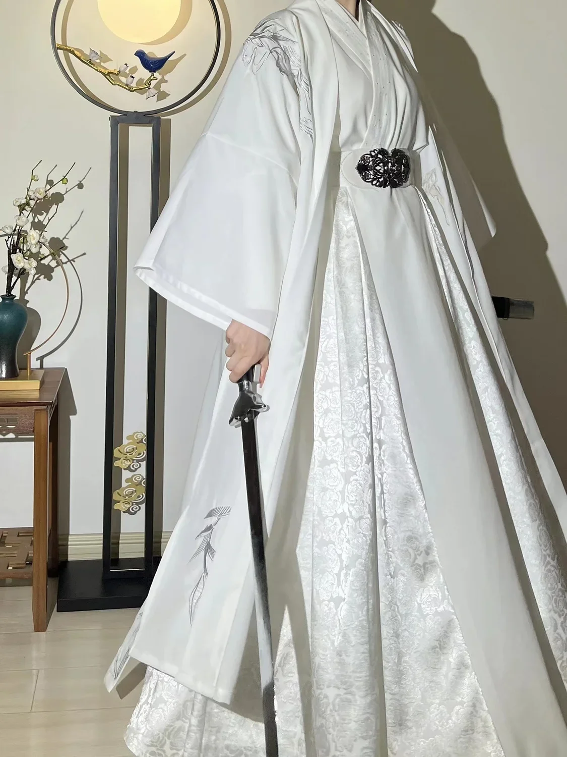 2024 chinese traditional unisex hanfu set song dynasty swordsman outfit daily cosplay costume vintage exquisite embroidery suit