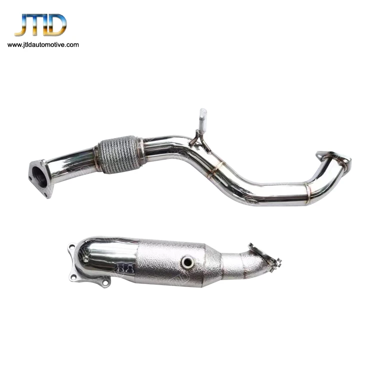 JTLD new design exhaust catted downpipe with heat shield for  10th gen 1.5T exhaust downpipe