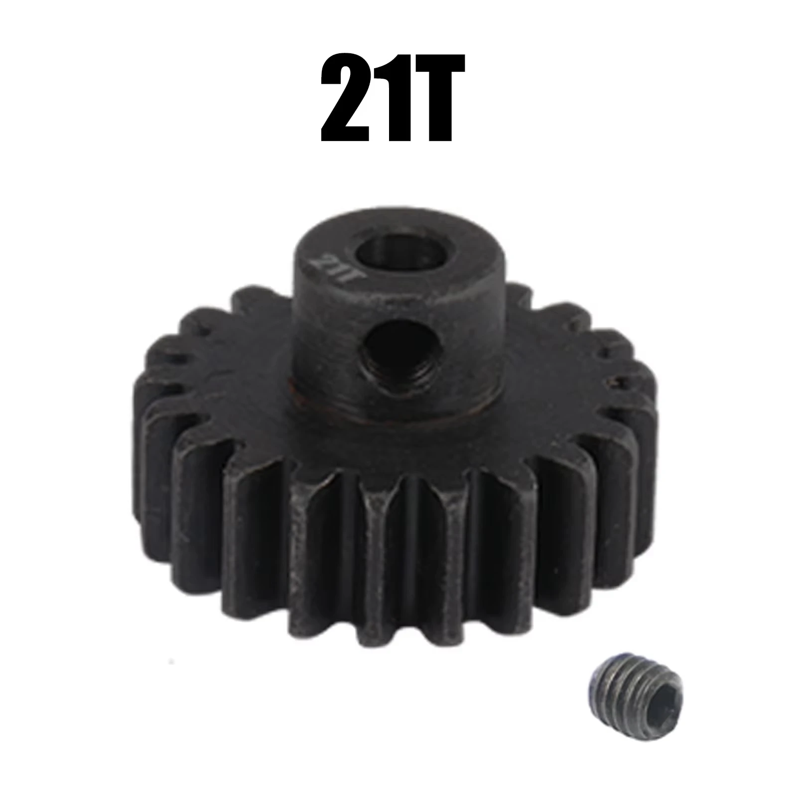 M0.8 3.175mm Gehärteter Stahl Metallzahnrad 10T 11T 12T 13T 14T 15T 16T 17T 18T 19T 20T 21T Motorgetriebe für 1/10 RC Auto Upgrade-Modifikation