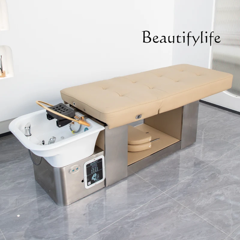 Ceramic Basin Thai Shampoo Bed Hair Salon Special Beauty Bed Hair Salon Full Lying Hair Salon Barber Shop