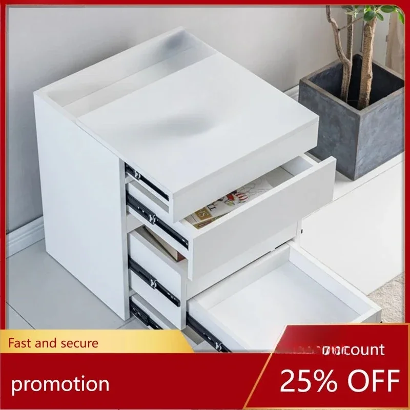 new simple hidden compartment bedside table with hidden dark layer smart insurance storage middle cabinet