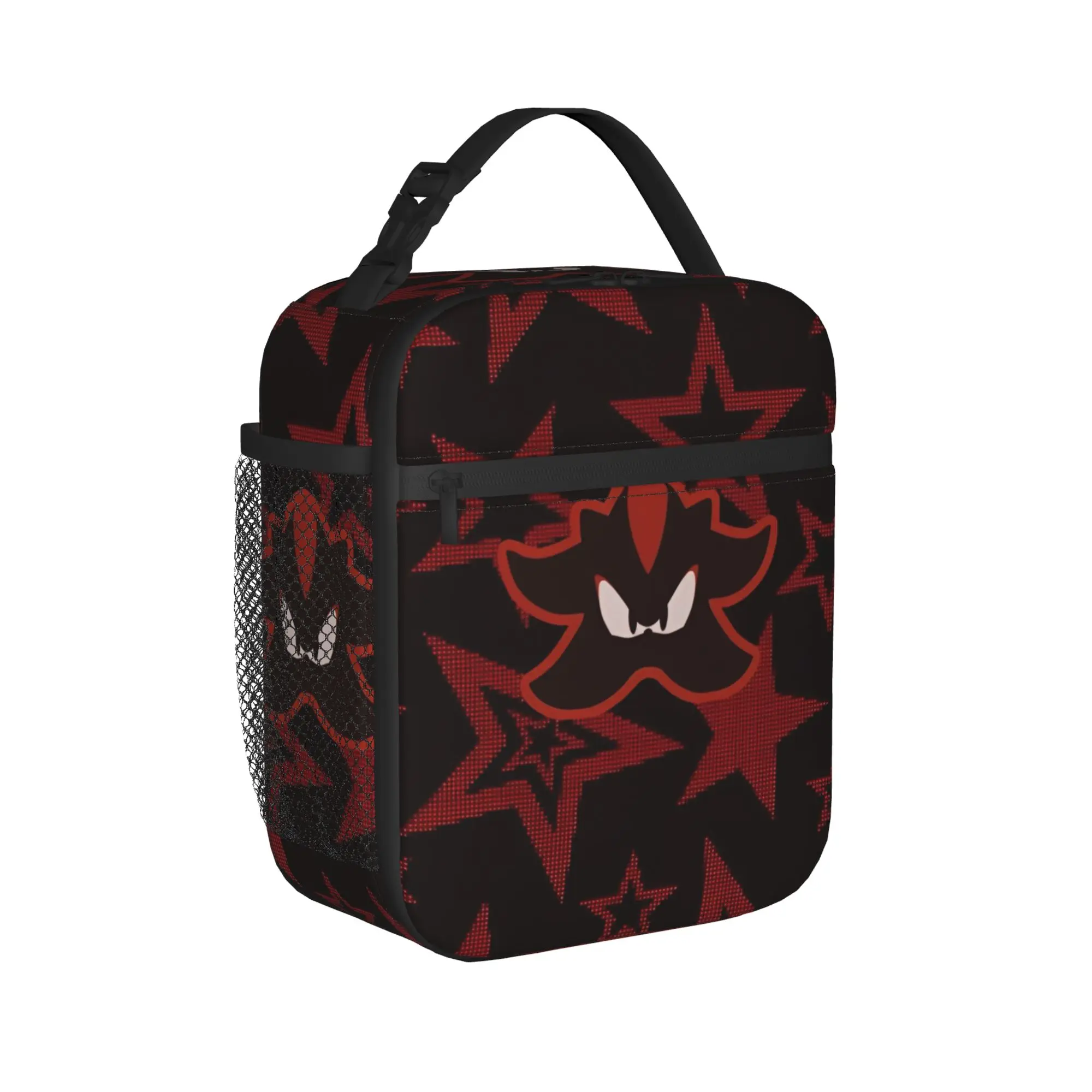 Shadow The Hedgehogs Thermal Insulated Lunch Bag for Office  Portable Bento Box Cooler Thermal Lunch Boxes