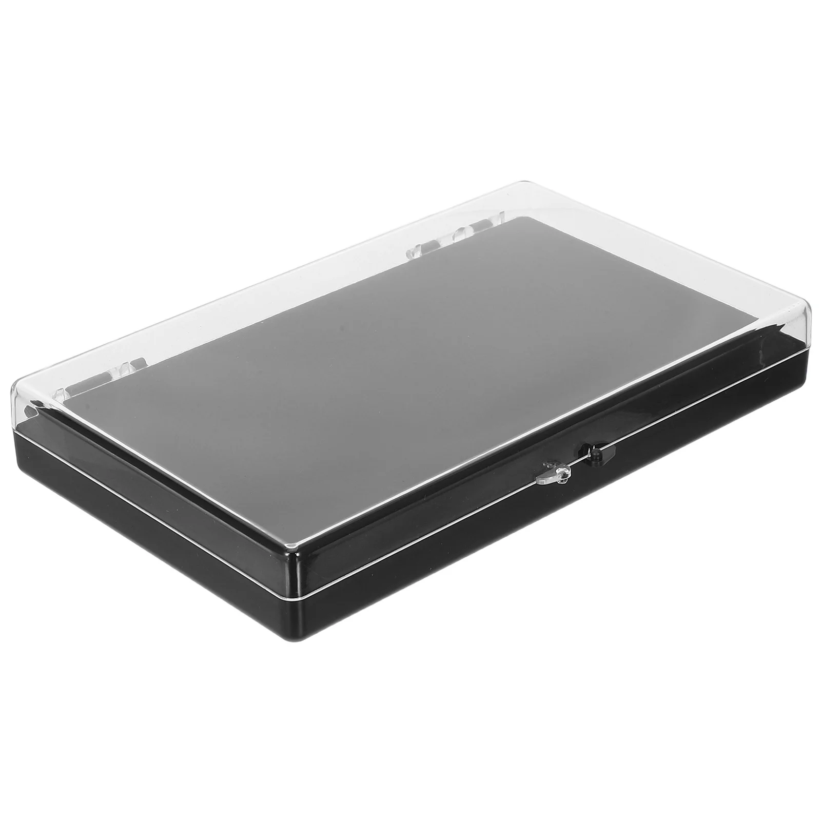 

Jewelry Display Box Transparent Plastic Storage Case For Rings Pins Badges Medals Organizer Home Office Retail Display Use