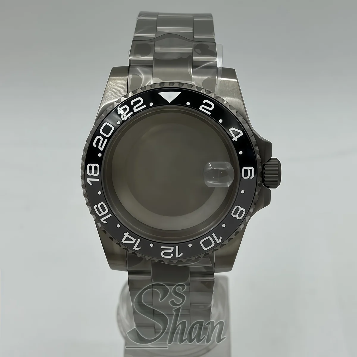 40mm Titanium Alloy Watch Case & Strap Sapphire Crystal 10ATM Waterproof Fit NH34A NH35 NH36 PT5000 Movement SUB GMT Yacht Style