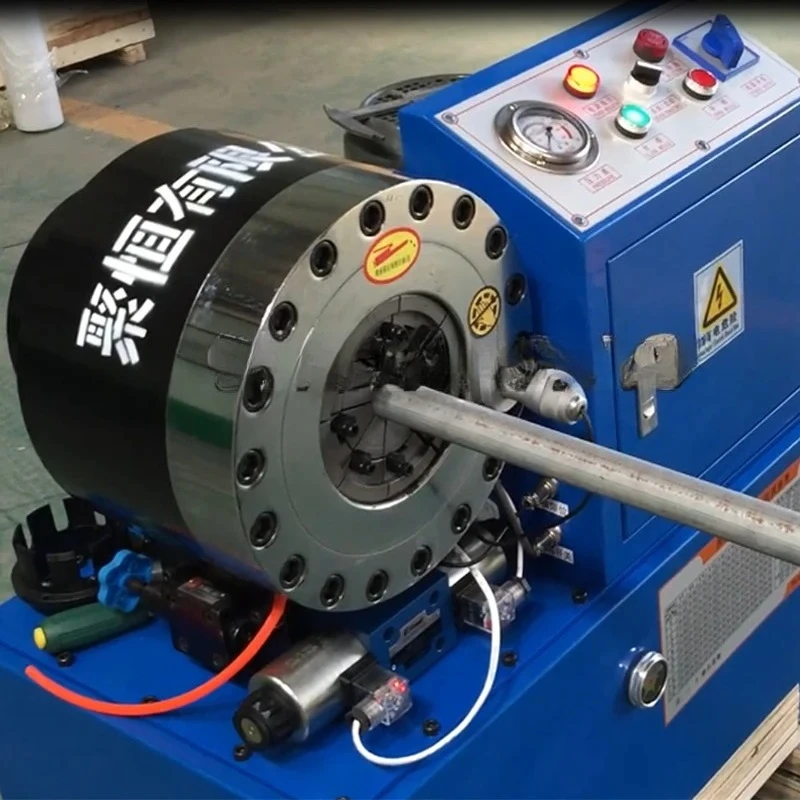 

220V/380V High Pressure Hose Crimping Machine HC-48 Galvanized Pipe Shrinking Crimping Machine Hose Crimp Machine 1PC