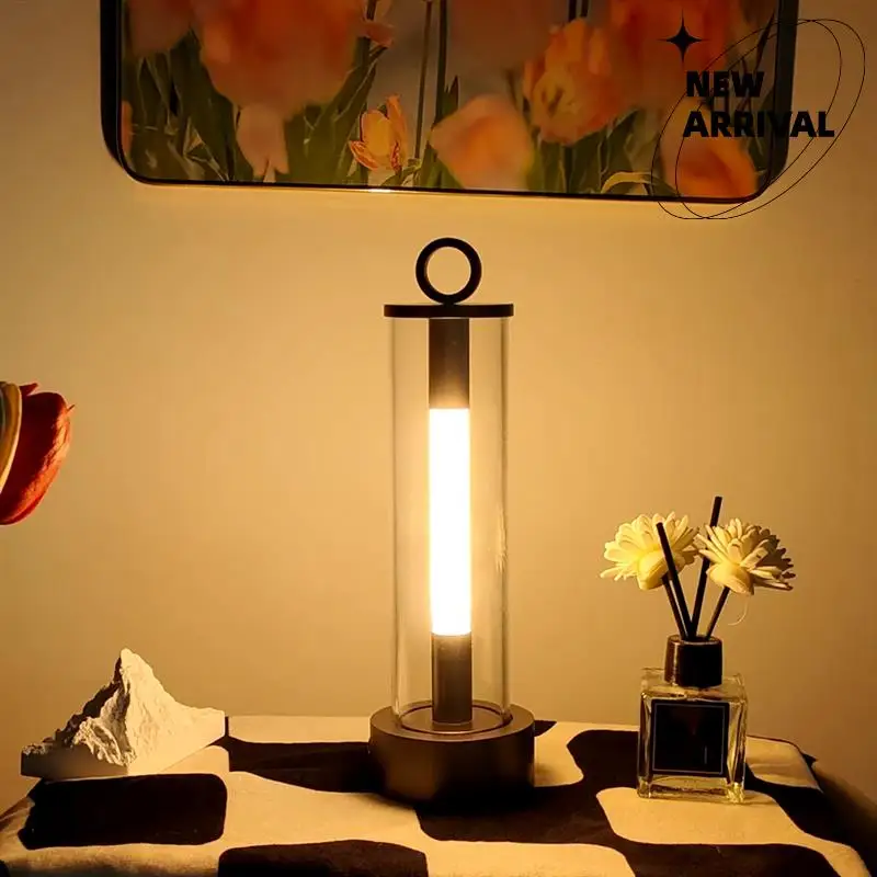 Y50A-LED Night Light Camping Lights USB Rechargeable Touch Switch Tent Lighting For Bedroom Bedside Desktop Decor Table Lamp