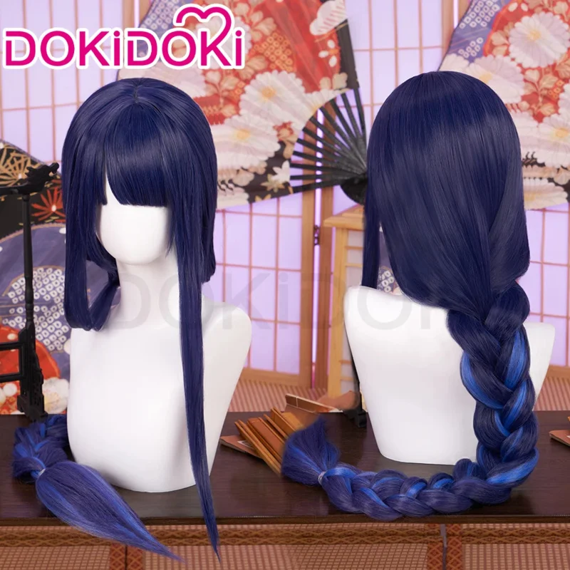 2025 جديد رايدن شوغون التدرج الصباغة لعبة جينشين تأثير DokiDoki بعل شعر مستعار تأثيري عيد الميلاد الحرة C ☆ ★ ee ☆ ★