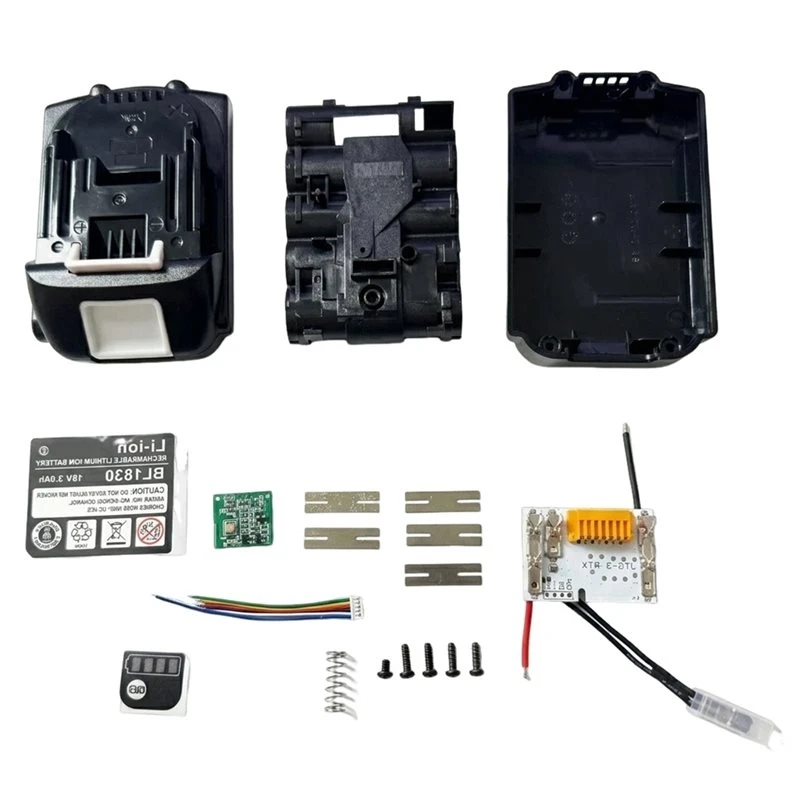 X12A-BL1815 5X18650 Li-Ion Battery Case Kit For Makita 18V Power Tool Fast Charging PCB Protection Circuit Board