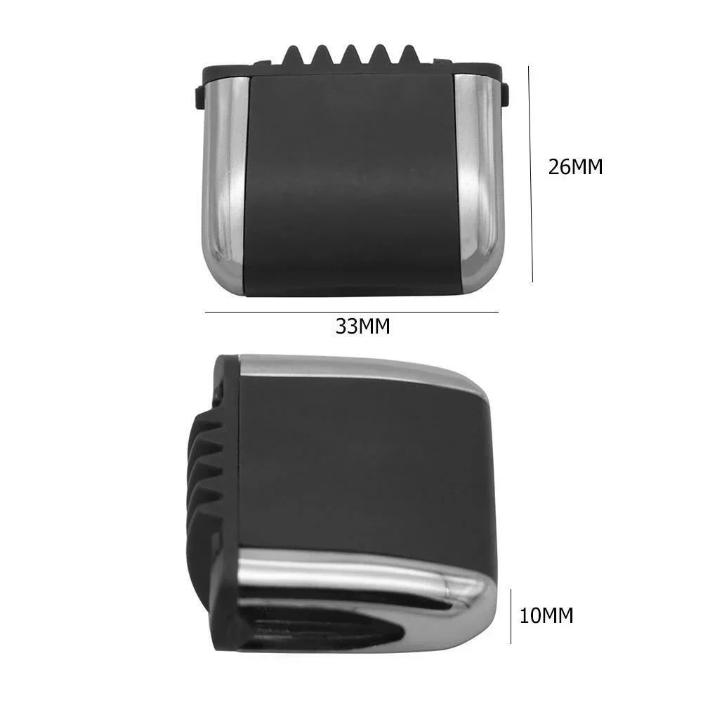 

High Quality Practical To Use Tab Clip Black PC 1.30 X 1.02 X 0.39" 1PCS 33 X 26 X 10mm 6g For Camry 2006-2011