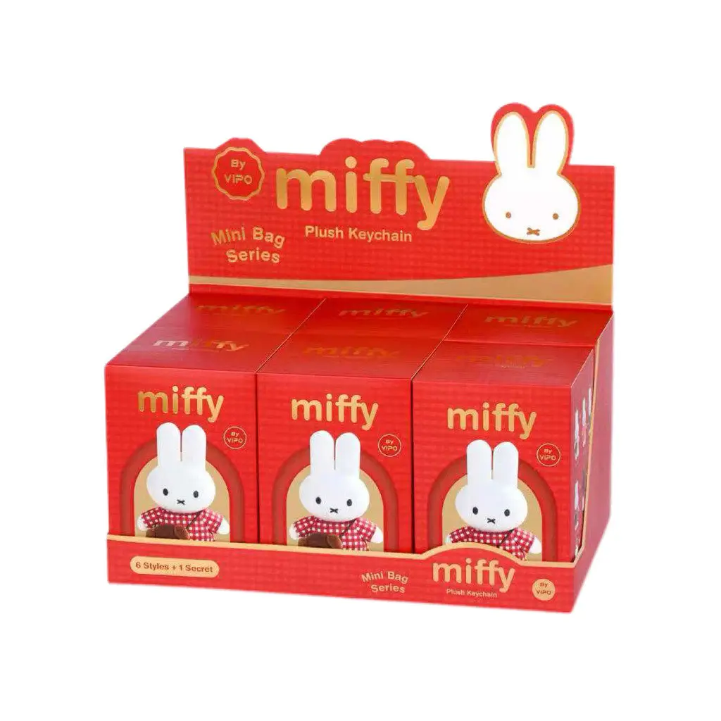 Nieuwe originele Miffy Rabbit reisserie hanger, trendy pop, blind box, rugzakdecoratie, bureaucollectie, speelgoed, verjaardagscadeaus