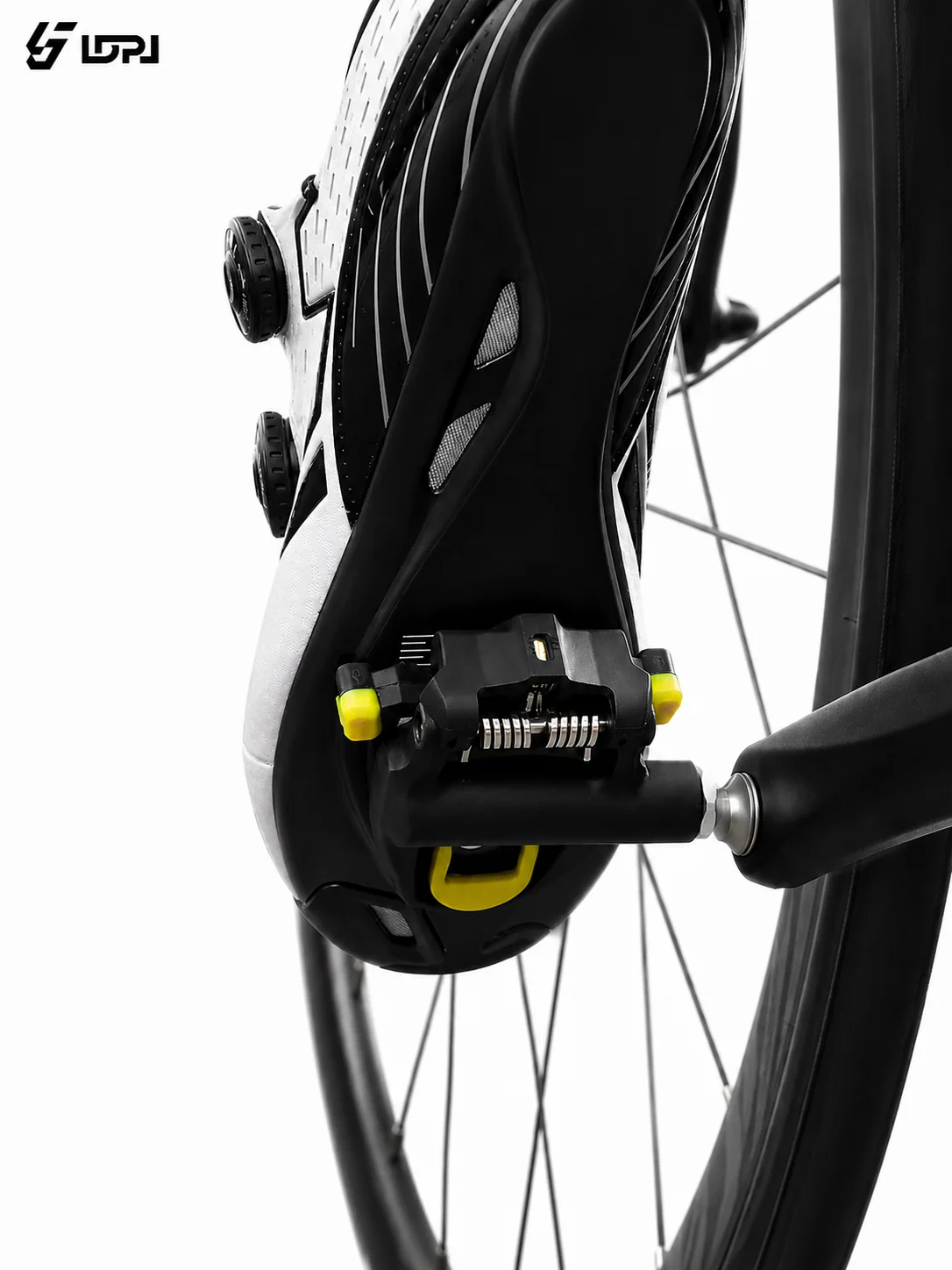 LDPJ Fahrrad-Fußpedal mit SPD-Verriegelungsplatte, Fußpedal mit SPD-kompatiblem Fahrrad-Selbstverriegelungsmechanismus – Detail 4