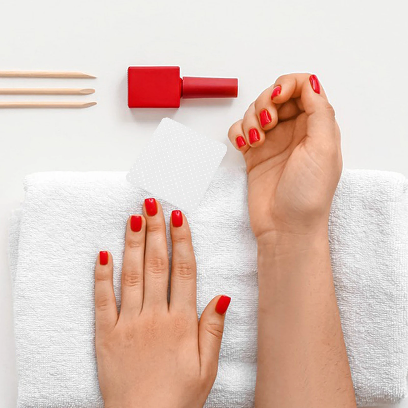 2 ボックスマニキュア除去ワイプメイク落としパッドケアタオルマニキュアまつげ綿吸収性