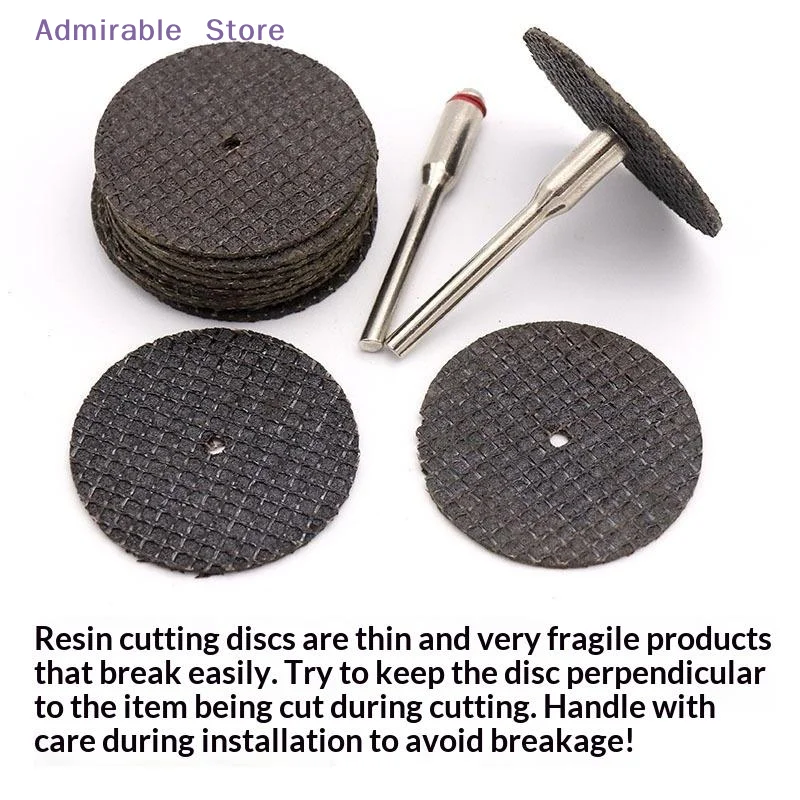 [W]11/21/25/54 Pcs Abrasive Cutting Disc 32mm With Mandrels Grinding Wheels For  Metal Cutting Rotary Tool Saw Blade