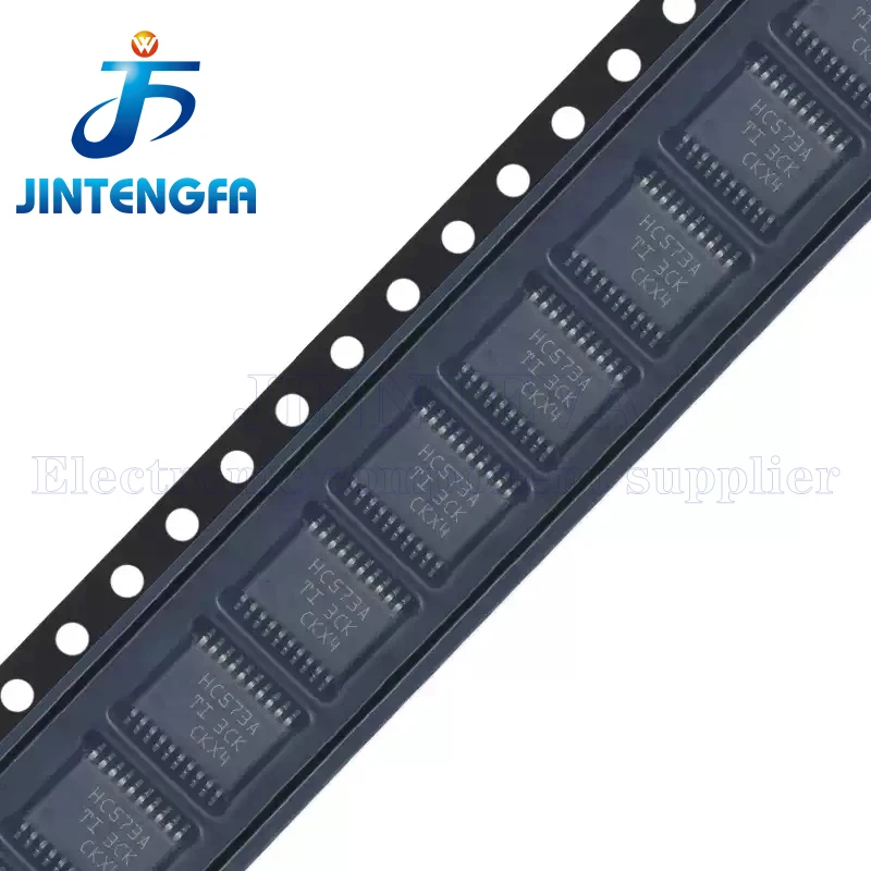 10PCS SN74HC573 SN74HC573APWR HC573A TSSOP-20 Three-state Output Eight-way Transparent Class D Latch Logic Chip