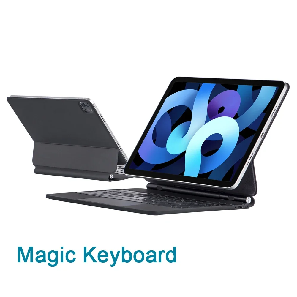 Magic Keyboard Stand Case For iPad Air Pro 11 10.9 Inch Magnetic Floating Cantilever Cover with Multi-touch Trackpad Backlit