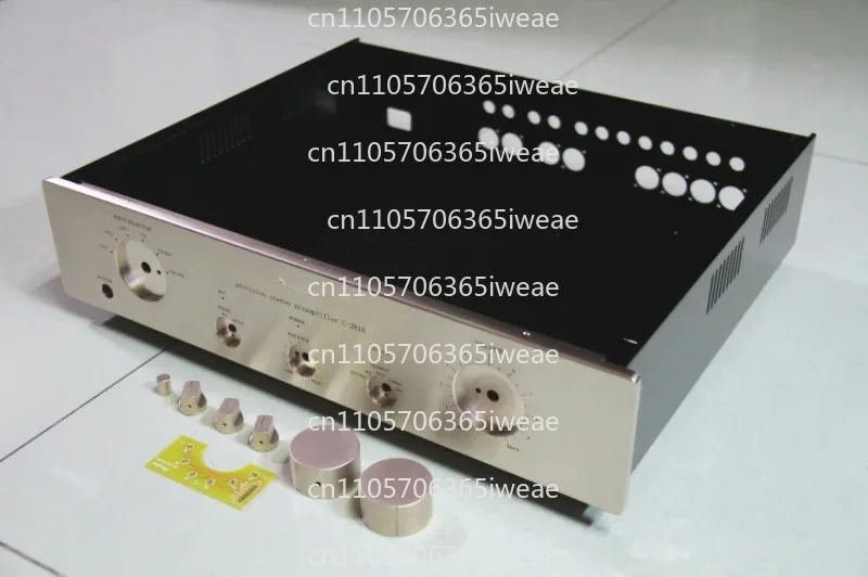Accuphase Gold Throat C-2810 Front Dedicated All Aluminum Case (Case Only), L445 * W378 * H100mm