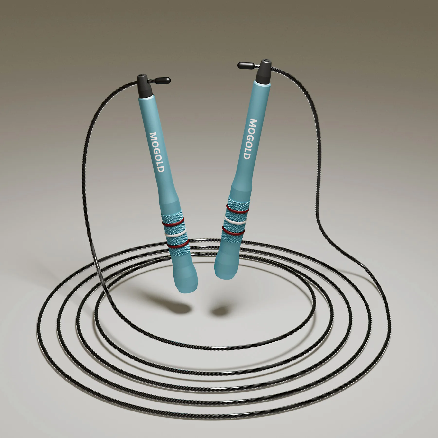 

MOGOLD Professional Jump Rope - High-Quality Steel Cable & Lightweight Comfort Handles for Aerobic & Fat-Burning Workouts